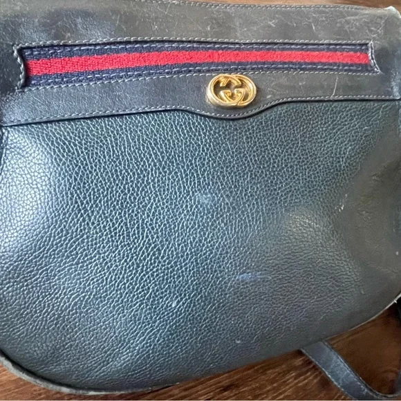 GUCCI Authentic Vintage Web Sherry Line Guccissima Ophidia Crossbody Bag